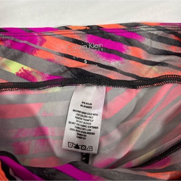 Calvin Klein leggings Performance Quick Dry Athletic capris leggings gym sports - Picture 4 of 8